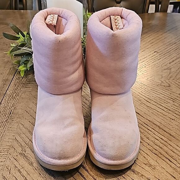 Classic short fur jersey cozy UGG size 7 light pink - Picture 2 of 12